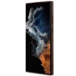 Guess GUHCS23LG4GLBR S23 Ultra S918 brown hardcase 4G Stripe Collection - imagine 5