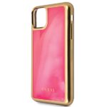 Guess GUHCN65GLTRPI iPhone 11 Pro Max pink hard case Glow in the Dark Sand Matte - imagine 3