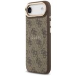 Case Guess 4G PU Classic Logo MagSafe for iPhone Air brown - imagine 2