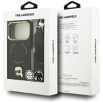 Karl Lagerfeld Big Strap Karl Metal Logo MagSafe Case for iPhone 17 Pro Black - imagine 10