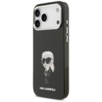 Karl Lagerfeld IML Aquarelle Karl & Logo MagSafe Case for iPhone 17 Pro Max Black - imagine 2