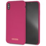 Guess GUHCI65LSGLPI iPhone Xs Max pink hard case Silicone