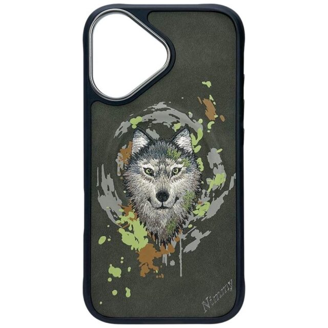 Nimmy Wolf MagSafe case for iPhone 16 dark grey - imagine 2