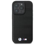 BMW BMHMP16X23PUSPK iPhone 16 Pro Max 6.9" black hardcase M Perforated And Stitched Line MagSafe - imagine 3