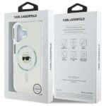 Karl Lagerfeld KLHMP16MHLSKIH iPhone 16 Plus 6.7" white hardcase IML Metal Karl Head MagSafe - imagine 8