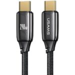 USAMS braided cable U82 USB-C to USB-C 1.2m 240W PD 3.1 Fast Charging black SJ580USB01 (US-SJ580)