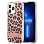 Guess GUHCP13LHSLEOP iPhone 13 Pro / 13 6,1" pink hardcase Leopard