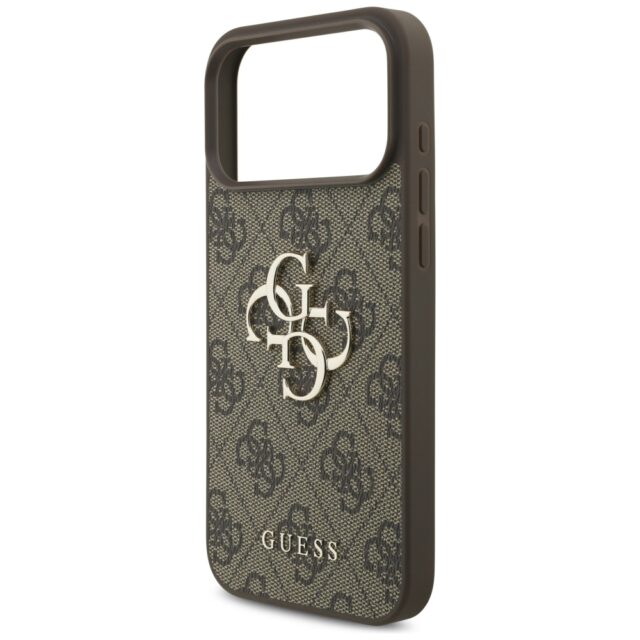 Guess 4G Strap 4G Classic Logo Case for iPhone 17 Pro Max Brown - imagine 6