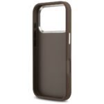 Case Guess 4G Big 4G Classic Logo for  iPhone 17 Pro brown silver - imagine 7