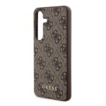 Guess GUHCS24SG4GFBR S24 S921 brown hardcase 4G Metal Gold Logo - imagine 6