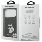 Karl Lagerfeld IML Aquarelle Choupette & Logo MagSafe Case for iPhone 17 Pro Black - imagine 8