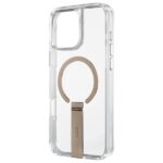 UNIQ case Eleva with Vertica Stand iPhone 16 Pro 6.3" taupe gold - imagine 3
