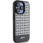 DKNY DKHMP15XPSOSPK iPhone 15 Pro Max 6.7 inch black hardcase Leather Printed Pattern Metal Logo Mag - imagine 4