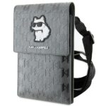 Karl Lagerfeld Torebka KLWBSAKHPCG silver Saffiano Monogram Choupette