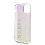 Guess GUHCN61PCUGLGPI iPhone 11 6,1" /Xr gold pink hard case Gradient Glitter - imagine 4