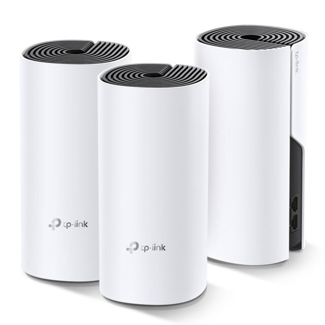 TP-Link Deco M4 3-Pack | WiFi Router | MU-MIMO, AC1200, Dual Band, Mesh, 4x RJ45 1000Mb/s - imagine 2