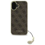 Guess GUHCP16MGF4GBR iPhone 16 Plus 6.7" brown hardcase 4G Charms Collection - imagine 3