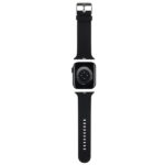 Karl Lagerfeld Strap KLAWMSLKNK AppleWatch 38/40/41mm black strap 3D Rubber Karl Head - imagine 2