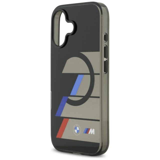 BMW M IML Metal Buttons Tricolor Lines MagSafe Case for iPhone 17 Black - imagine 6