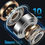 USAMS Bluetooth 5.1 TWS BH Series wireless earphones black BHUBH01 - imagine 6