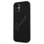 Guess GUHCP12SLSVSBK iPhone 12 mini 5,4" black hardcase Script Vintage - imagine 2