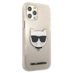 Karl Lagerfeld KLHCP12MCHTUGLGO iPhone 12/12 Pro 6,1" gold hardcase Glitter Choupette - imagine 4