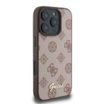 Guess GUHMP16XPGPYSW iPhone 16 Pro Max 6.9" brown hardcase Peony Script MagSafe - imagine 4
