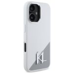 Karl Lagerfeld KLHMP16SSCMKMPCH iPhone 16 6,1" white hardcase Silicone Initial Metal Logo Ma - imagine 4