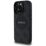 Case Guess 4G Circle Classic Logo MagSafe for iPhone 16 Pro black - imagine 2