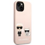 Karl Lagerfeld KLHMP14MSSKCI iPhone 14 Plus / 15 Plus 6,7" light pink Silicone K - imagine 4