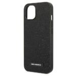 Karl Lagerfeld KLHCP14MG2ELK iPhone 14 Plus / 15 Plus 6,7" hardcase black Glitter Plaque Logo - imagine 6