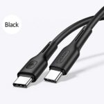 USAMS U43 USB-C to USB-C 100W PD Fast Charge 5A 1.2m black SJ459USB01 (US-SJ459) - imagine 3