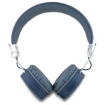 Guess Over-Ear Bluetooth Headphones ENC GUBH70PGTSPSB blue Grained Classic Round Shape - imagine 2