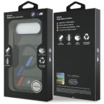 BMW M IML Metal Buttons Tricolor Lines MagSafe Case for iPhone Air Black - imagine 8