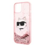 Karl Lagerfeld KLHCP14MLNCHCP iPhone 14 Plus / 15 Plus 6,7" pink hardcase Glitter Choupette He - imagine 6