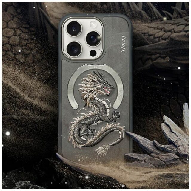 Nimmy Dragon MagSafe case for iPhone 16 Pro grey - imagine 9