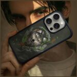 Nimmy Wolf MagSafe case for iPhone 16 Pro dark grey - imagine 10