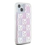 DKNY DKHCP15SLCPEPP iPhone 15 / 14 / 13 6.1" pink hardcase Liquid Glitter Multilogo - imagine 4