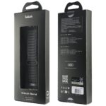 Strap Audi Logo Synthetic Leather Magnetic Ring for Apple Watch 40/41/42mm black - imagine 4