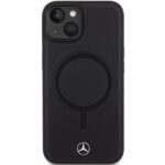 Mercedes MEHMP14S23RCMK iPhone 14 / 15 / 13 6.1" black hardcase Smooth Leather MagSafe - imagine 3