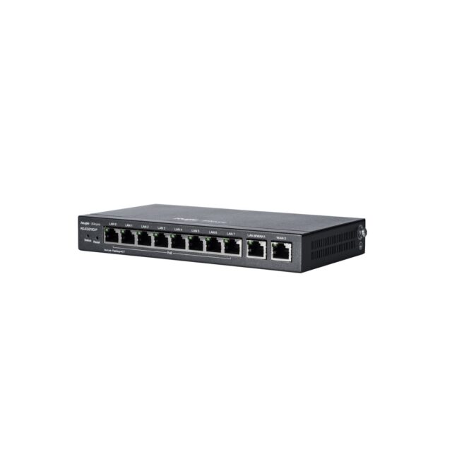 Ruijie Reyee RG-EG210G-P | Router | 10x RJ45 1000Mb/s, 8x PoE+, 70W, 100 users, cloud management - imagine 4