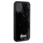 Guess GUHCP12MPSFDGSK iPhone 12/12 Pro 6.1" black hardcase Sequin Script Metal - imagine 4