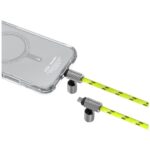 Universal phone lanyard cable 2in1 Skinarma Dyno Ve USB-C/USB-C niteglow - imagine 3