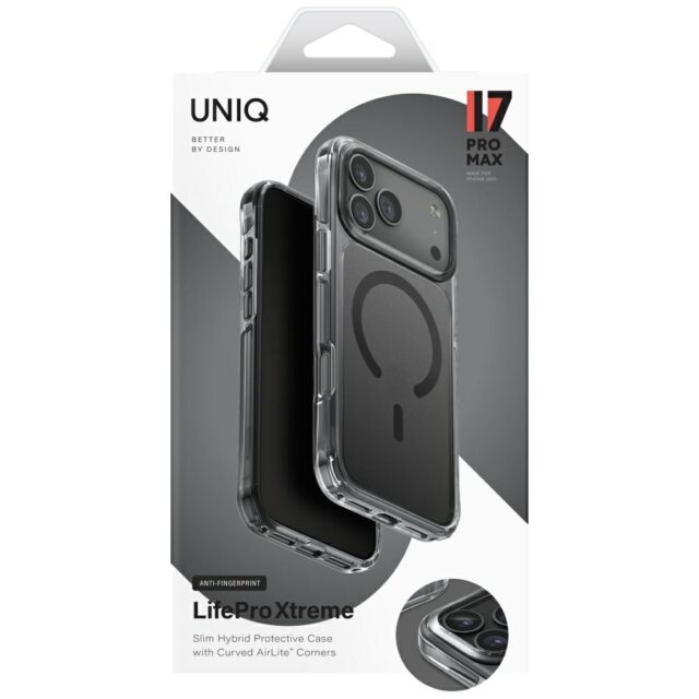UNIQ LifePro Xtreme Case for iPhone 17 Pro Max Magclick Charging Black - imagine 6