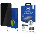 3MK HardGlass Max Privacy Tempered Glass for Samsung Galaxy S25 Edge Black