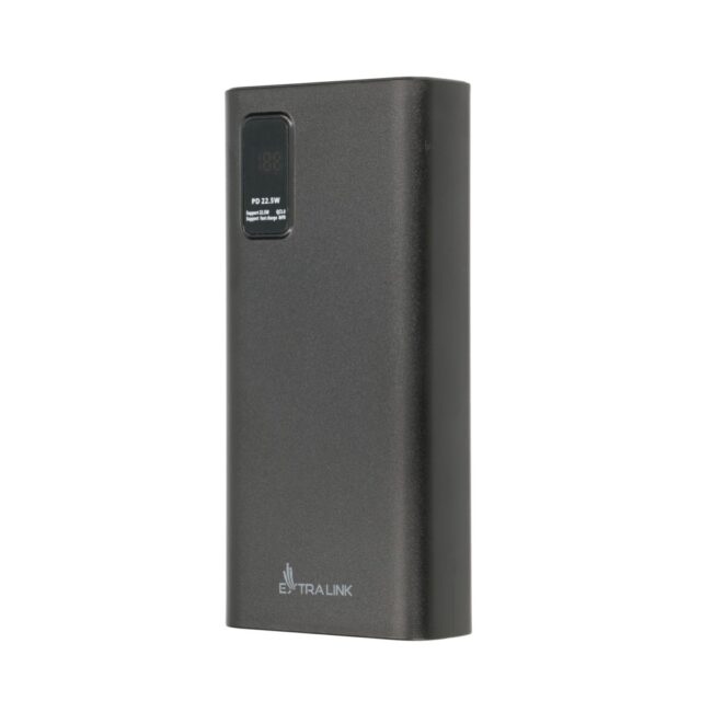 Extralink EPB-068 20000mAh Black | Powerbank | Power bank, Fast Charging, USB-C - imagine 3