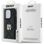 DKNY DKHCP14LPQDSLK iPhone 14 Pro 6.1" black Quilted Stack Logo - imagine 8