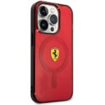 Ferrari FEHMP14XURKR iPhone 14 Pro Max 6.7" red hardcase Translucent Magsafe - imagine 4