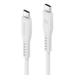 ENERGEA Flow USB-C to USB-C Cable 1.5m White 240W 5A PD Fast Charge - imagine 2