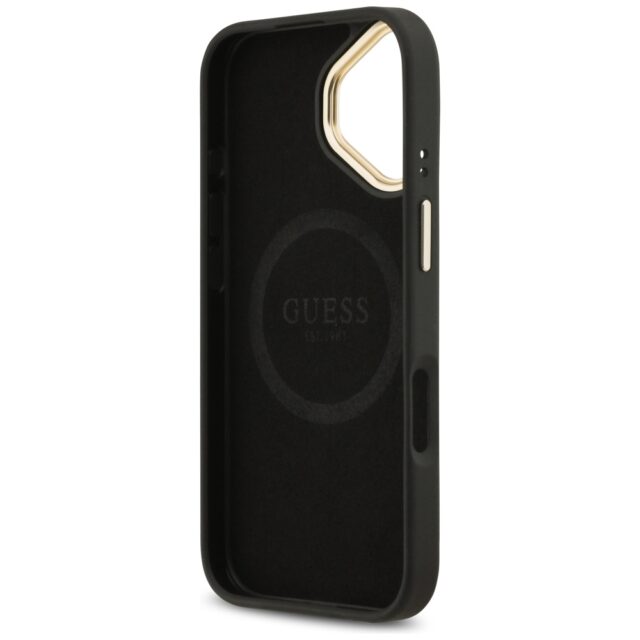 Guess 4G Logo Plate MagSafe Case for iPhone 17 Black - imagine 7